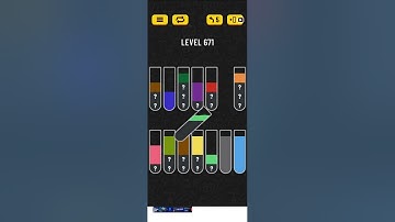 Water sort puzzle level 671