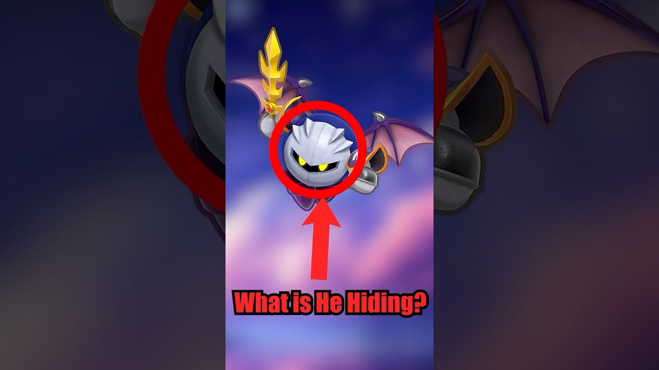 Why Does Meta Knight Wear a Mask? #kirby #nintendo #gaming
