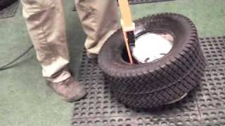 PneuTek Impact Driven Tire Demounter PRT on Multiple Tires (Action)