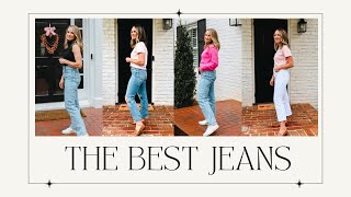 Denim Try On Haul - My favorite jeans! | Abercrombie, Madewell, MOTHER, FRAME