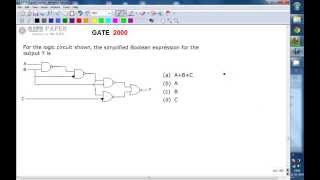 Celebrity GATE 2000 ECE Simplified Boolean expression of combinational circuit Net Worth