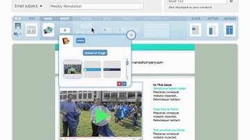 How to use images with your email marketing messages in MessageBuilder (iContact Top 3)