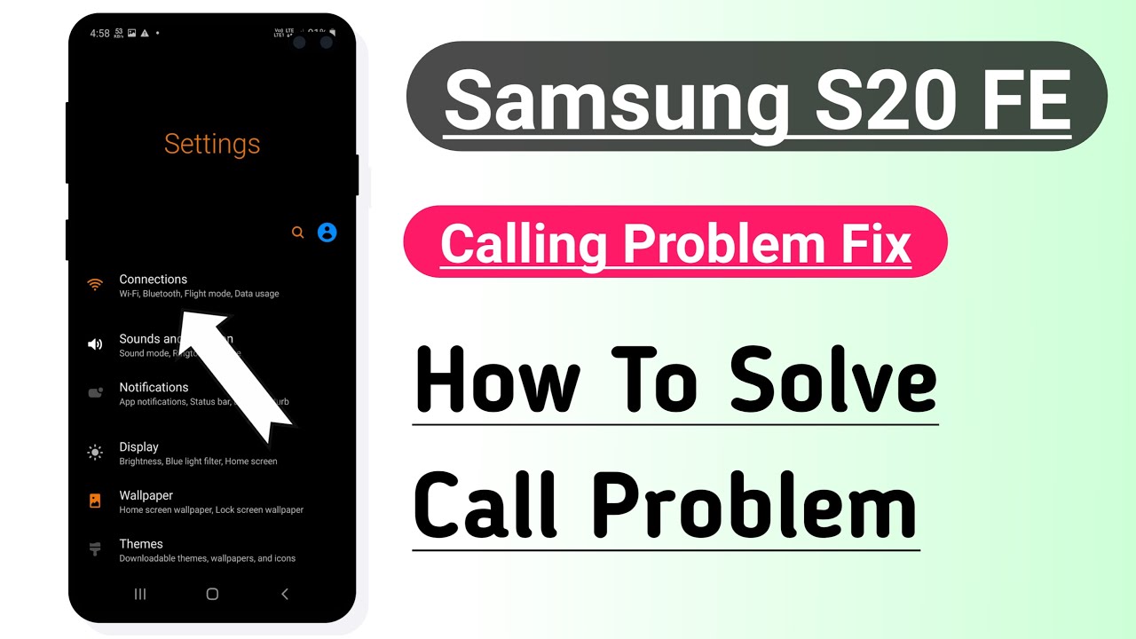 Samsung S20 FE Call Problem Fix, How To 