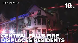 Fire at multi-family home in Central Falls displaces more than a dozen