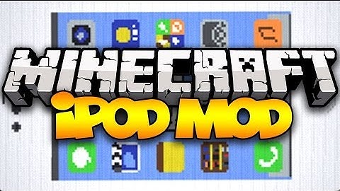 Minecraft: iPOD MOD! (Apps, Games, Magic, & MORE!) | Mod Showcase
