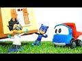 PJ Masks und Leo der Lastwagen. Spielzeug Videos für Kinder