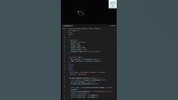 ✨ Gradient Particle Cursor | Interactive Mouse Trail Effect 🎨#coding #javascript #python