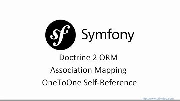 Doctrine OneToOne SelfReference - Doctrine ORM Symfony 3