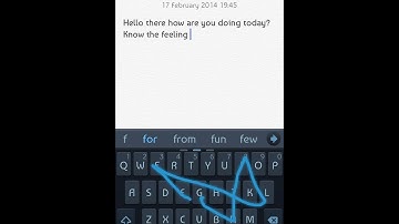 Swype For iPhone With TouchPal iOS 7