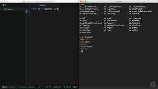 NodeJS :Working with the operating system