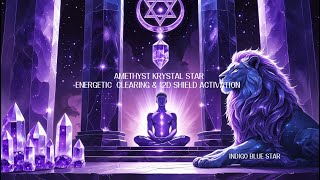 Amethyst Krystal Star Energy Clearing & 12D shield activation Wealth