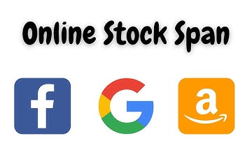 online stock span | online stock span leetcode python | interview prep question | leetcode 901