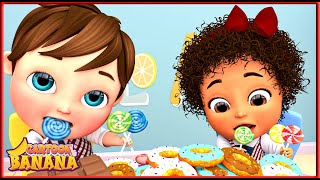 Дети Едят Сахар 🍭🍭  - Детские Песни - Детские Стишки И Детские Песни | | Banana Cartoon Preschool