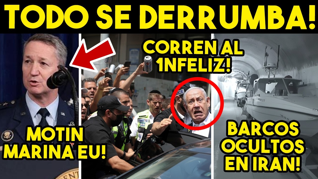 TRUMP EN SH0CK! MOTIN EN MARINA DE EU, TEME A IRAN. CAE NETANYAHU, LO CORREN AL 1NFELIZ. HOY
