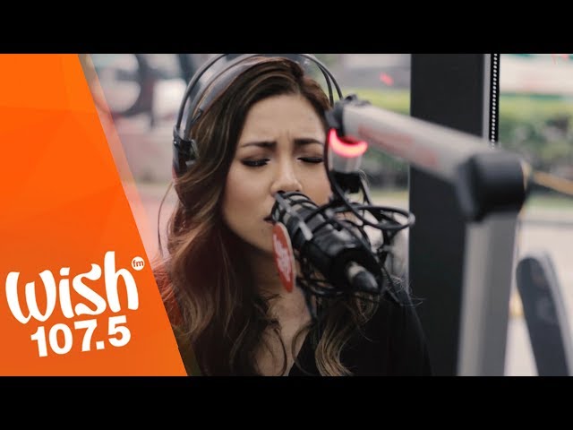 Moira Dela Torre performs Tagpuan LIVE on Wish 107.5 Bus class=