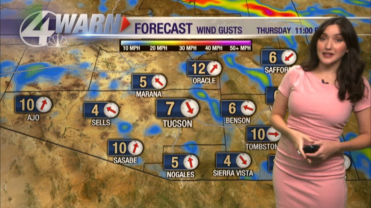 Mostly cloudy and breezy today with some sprinkles possible... - YouTube