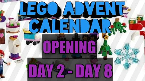 Lego Friends Advent Calendar 2019 Opening Day 2- Day 8