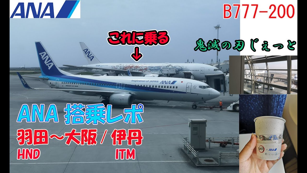 【搭乗レポ】ANA羽田ー伊丹搭乗レポ【ANA】