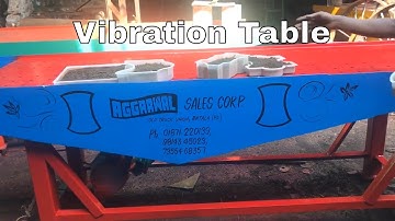 Vibro Forming Table || Paving Tile Making Plant Manufacturers || Vibration Table|| Lakshmi Brand®