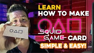 Netflix’s Squid Game Card with Corel Draw screenshot 1