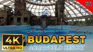[4K VIDEO] Aquaworld Resort Budapest NEW 2023, Hungary
