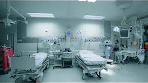 Images of hospitals with hospital ambiance (Nosocomephobia)