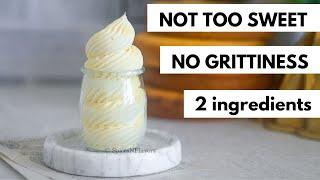 not Too Sweet Condensed Milk Buttercream Frosting Recipe