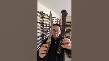 this tanto samurai sword is osoraku , which literally means "frightening"