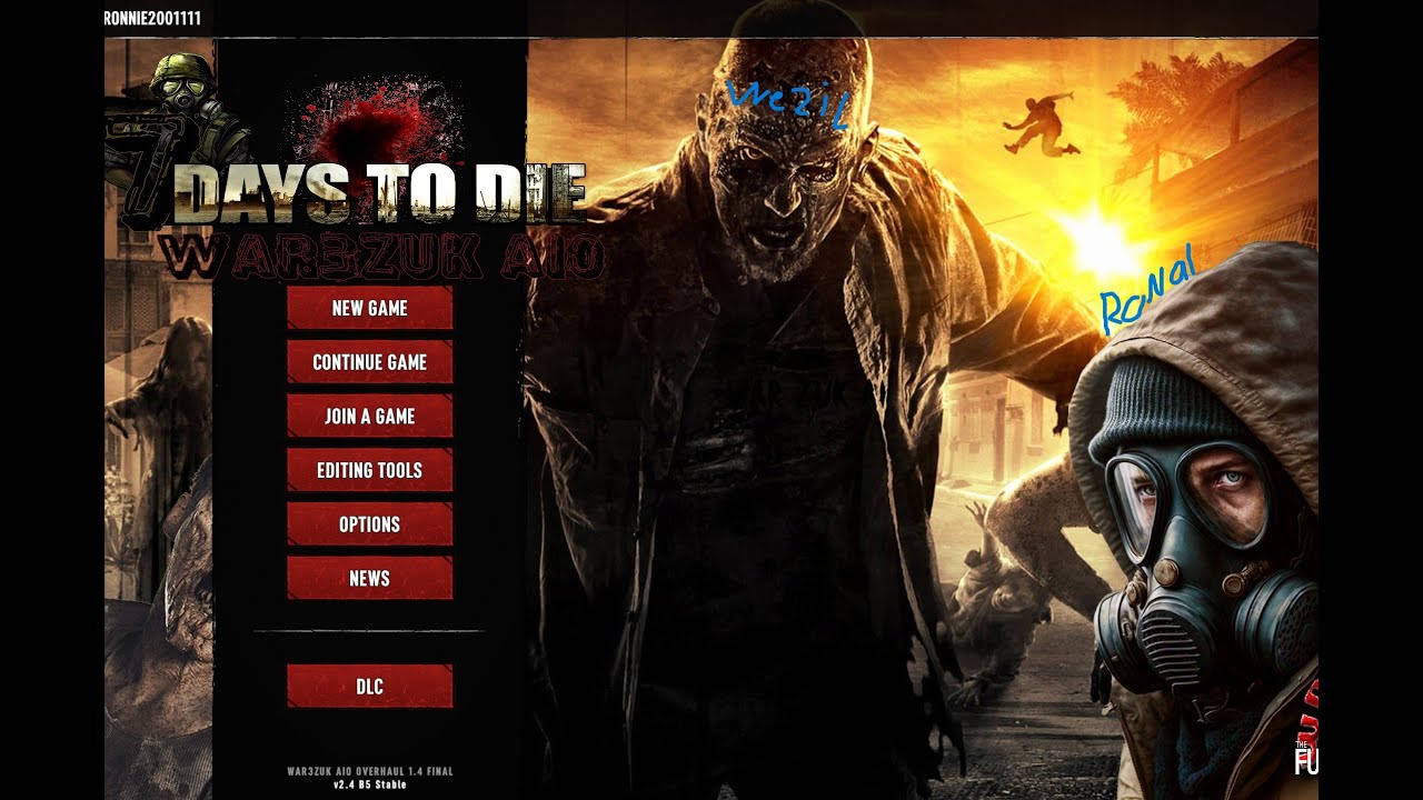 7 Days to Die War3zuk MOD!