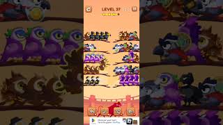 BIRD SORT 2 #game  COLOR PUZZLE GAME 🐦 LEVEL 37
