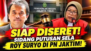 🔴LIVE | Siap Diseret! Sidang Putusan Sela Roy Suryo di PN Jaktim!