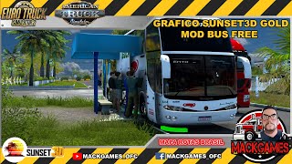 FREE MOD BUS MAPA PAGO ROTAS GRAFICO SUNSET3 GOD PAGO ETS2 V1.46
