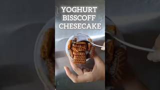 Viral japanese bisscoff yoghurt chesecake ll #ASMR #viral #food recipe #foodforfoodies #shortsfeed