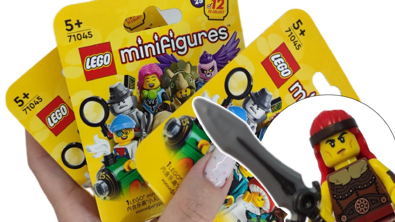LEGO Unboxing Minifigures Series 25 | Fierce Barbarian | ASMR