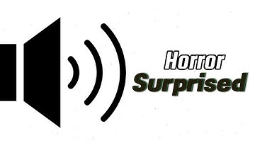 Surprised Horror - Free Sound Effects For Youtube Videos