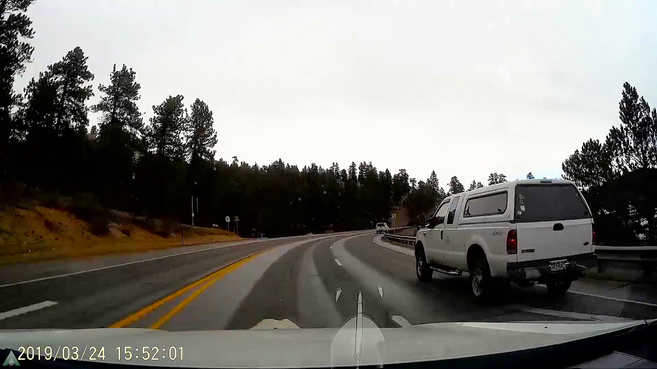 Kenosha Pass to Denver Colorado Timelapse Drive Winter 2019