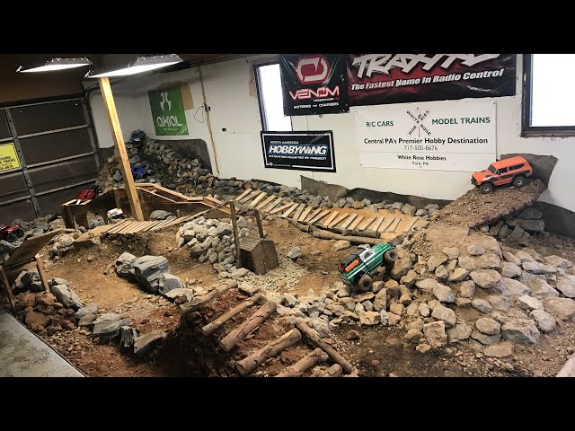 White Rose Hobbies Indoor Crawler Track Full View - YouTube