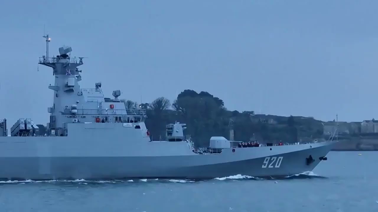 🇩🇿Algerian navy, (Adhafer 920) , Plymouth - 🇬🇧Royaume-Uni 04.12.2022 القوات البحرية الجزائرية