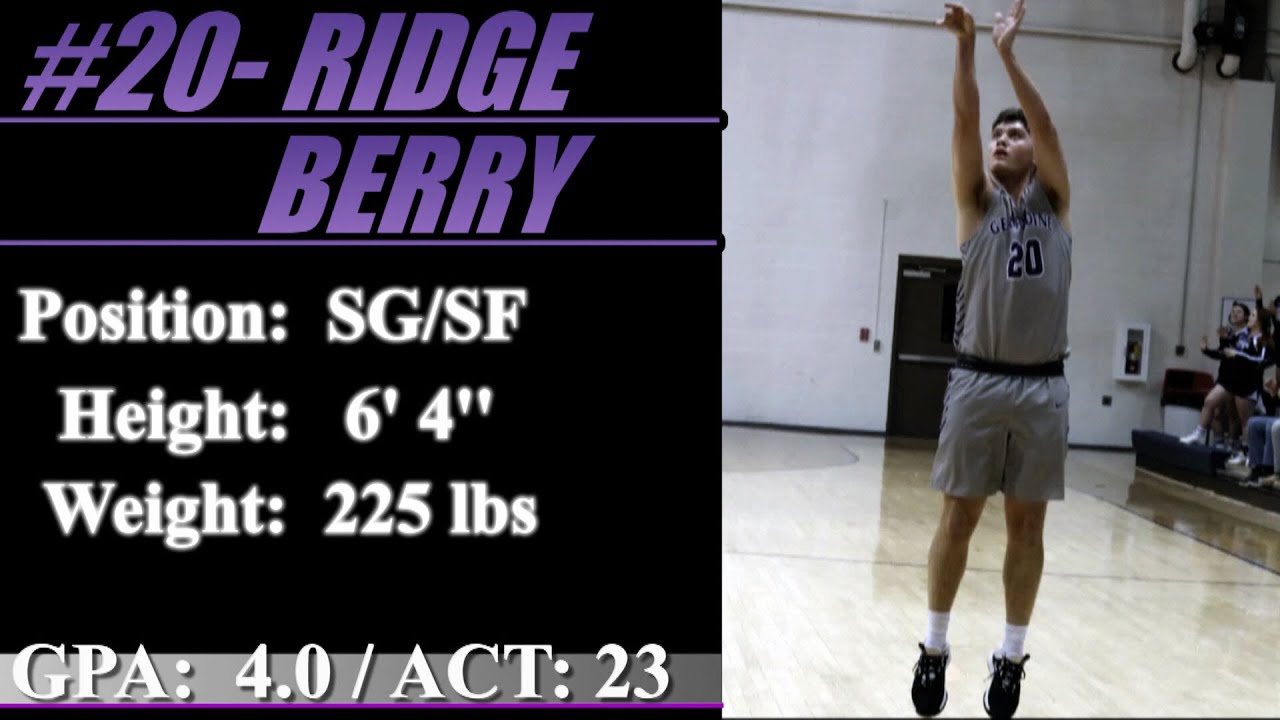 Street Light Recruiting 2021 BBALL SG/SF Ridge Berry (6' 4'' 222