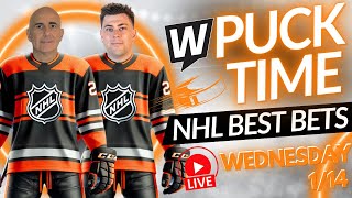 Tonight’s NHL Bets You CAN’T Miss! | Wednesday Picks, Predictions & Best Bets | PuckTime 1/14