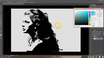PHOTOSHOP TUTORIAL : How do you turn the image into two colors (HD )