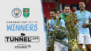 WEMBLEY TUNNEL CAM | Carabao Cup Final 2018 | Arsenal 0-3 Man City