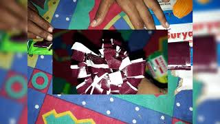 Sunflower Craft Using Mango Seeds