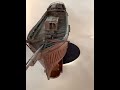 An Italian Walnut Scale Model of a Clipper