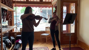 Bailey and Ruth on KRUTZ violins - St. Louis Strings