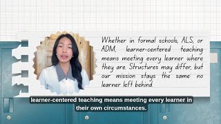 Chapter 4 Lesson 2: Structures for Facilitating Learner-Centered Teaching  (PCK 120)