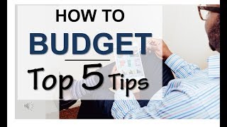 5 best tips for budgeting - how to budget and save money every month |
personal finance