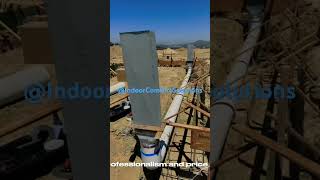 New project in Somis CA. Installing supply air ducts in the foundation. Precision, professionalism