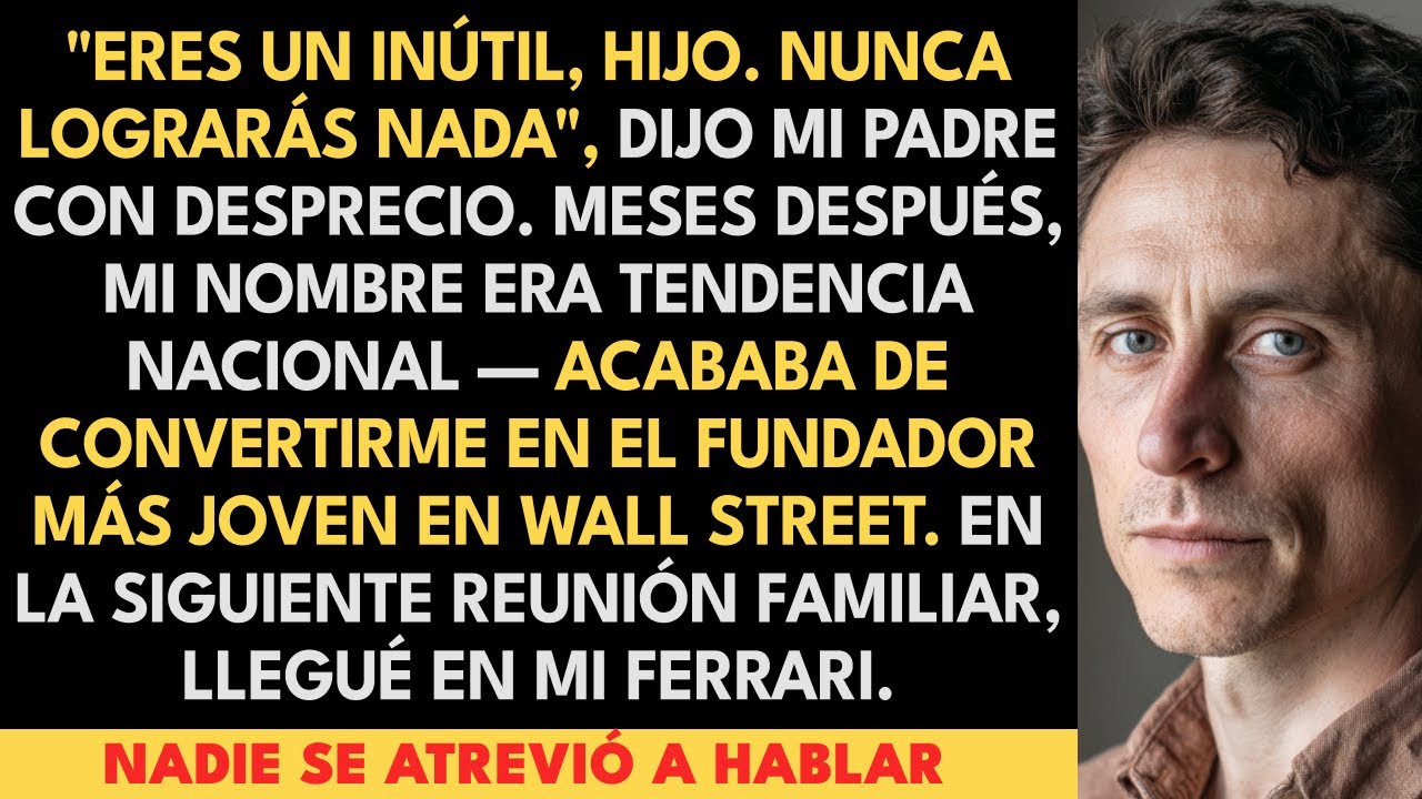 Mi Familia Creía Que Estaba Arruinado… Hasta Que Llegué En Un Lamborghini. Sus Caras Lo Dijeron Todo