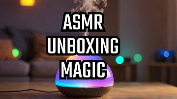 Whispering Wonders: ASMR Unboxing - Mesmerizing Diffuser with RGB Lights from AliExpress! #homedecor